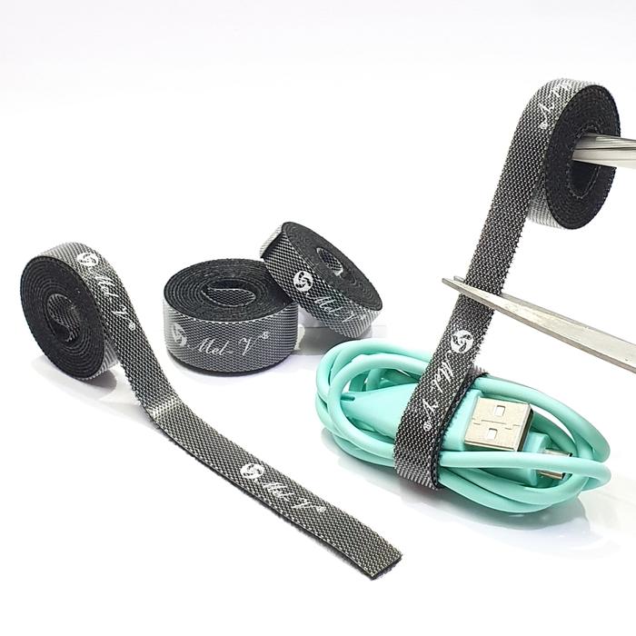 Gambar Pengikat Kabel Velro Starp Multifungsi / Pengikat Perekat Klip Charger - 15mm x 1Meter dari Majularis88 undefined Tokopedia