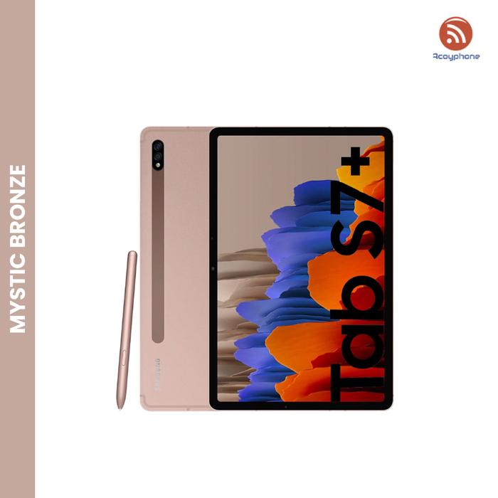 Gambar SAMSUNG GALAXY TAB S7 PLUS/TAB S7+ 8/256GB GARANSI RESMI SEIN - Mystic Bronze dari Acoyphonecell undefined Tokopedia