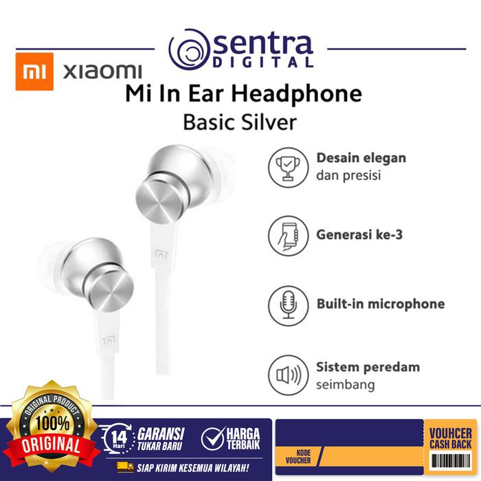 Gambar XIaomi Mi In Ear Headphone Basic - Putih dari Sentra Digital undefined Tokopedia