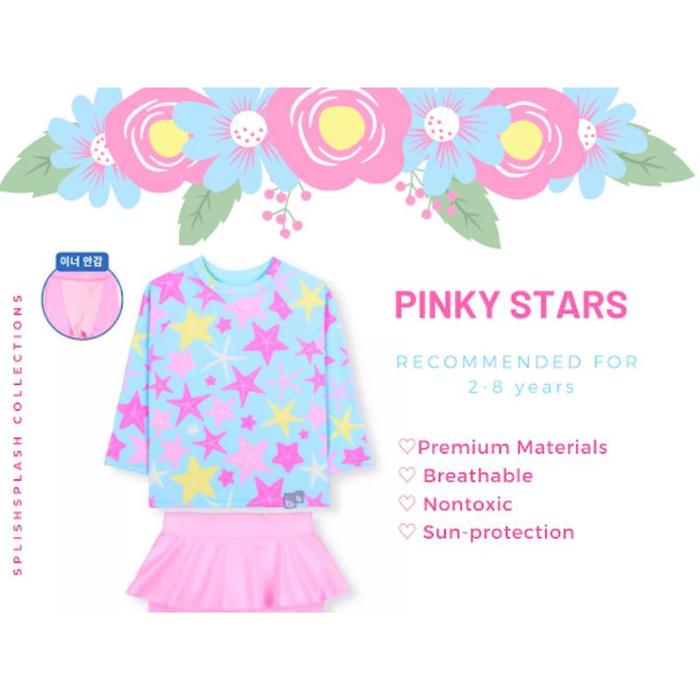 Gambar Baju Renang PINKY STAR - FLAMINGO / Pakaian Renang Anak Perempuan - PINKY STAR, BajuRenang-S dari DearKiddyID undefined 4 Tokopedia