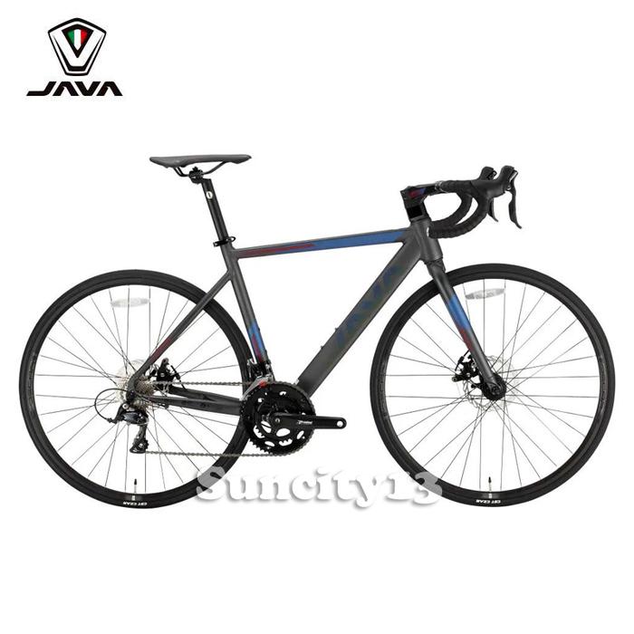 Gambar JAVA RONDA 2022 ROAD BIKE 18 SPEED SEPEDA BALAP - Black Titanium, 51 dari SUNCITY13 undefined Tokopedia