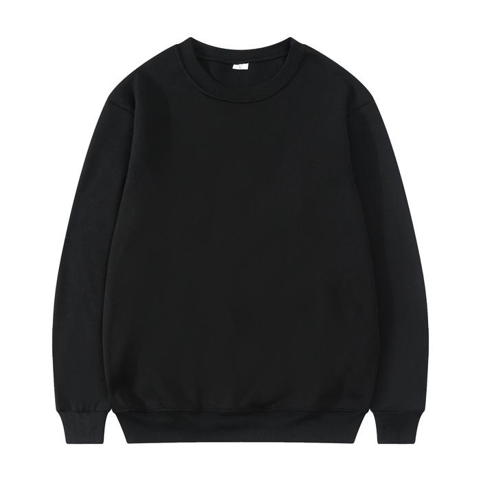 Promo SWEATER CREWNECK POLOS HITAM PRIA WANITA BAHAN FLEECE PE ORGINAL - L  - Kab. Bandung - Default-322 | Tokopedia