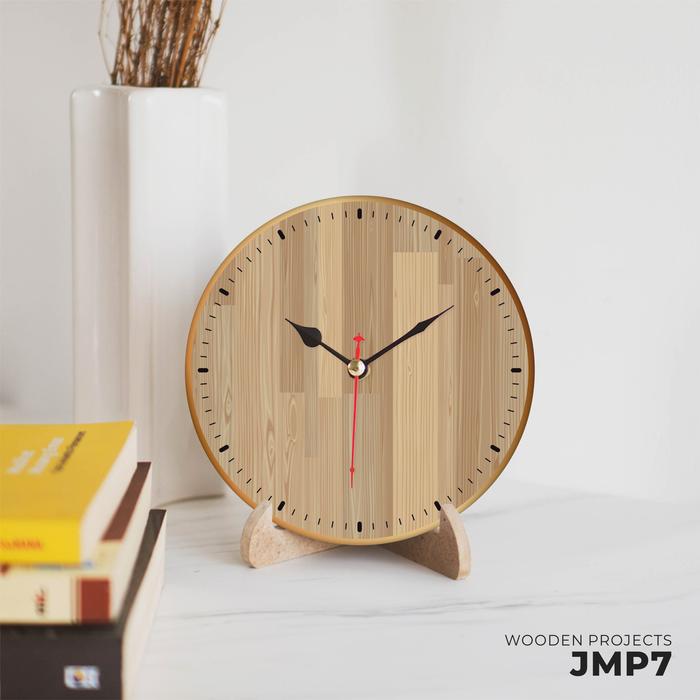 Gambar Jam Meja Nordic Wooden Projects Hiasan Meja Kamar Rumah - JMP - JMP7 dari Wooden Projects_NEW undefined Tokopedia