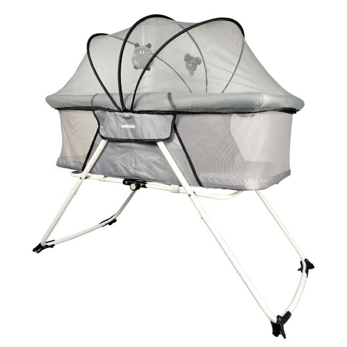 Gambar Box Babydoes Travee Cribs / Tempat Tidur Bayi Lipat - Grey, Garansi 6 Bln dari Kemenangan Babyshop undefined Tokopedia