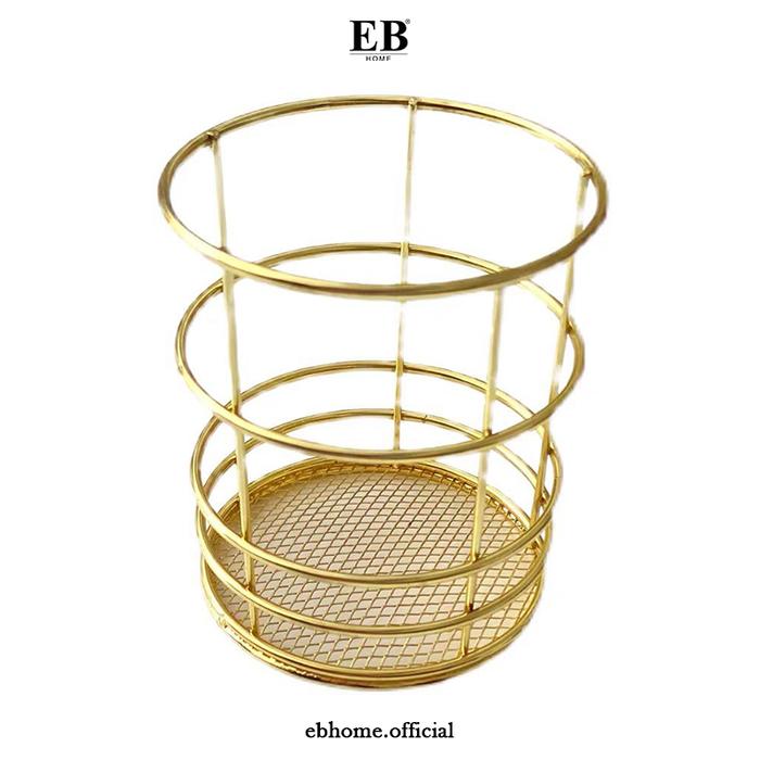 Gambar Keranjang Tempat Wadah / Modern Stationery Basket 138/9-10 - 10 Gold dari Guci Keramik Store undefined Tokopedia