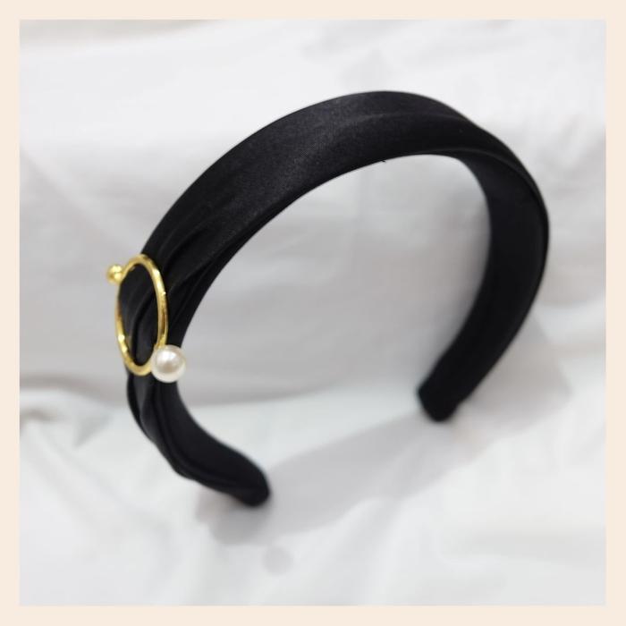 Gambar BANDO BANDANA DATING HEADBAND KOREA KOREAN GIRL AKSESORIS RAMBUT - Black dari Delyn Clothing undefined Tokopedia