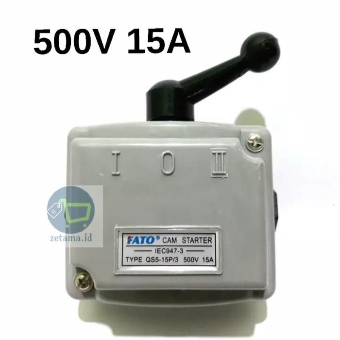 Gambar Cam Starter Tuas Genset Ohm Saklar Switch Genset Pln (I-0-II) - 15A FATO dari zetama id undefined Tokopedia