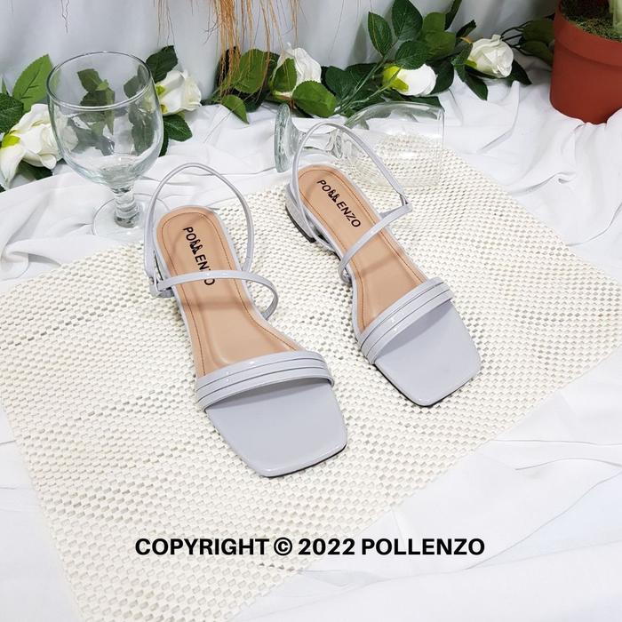 Gambar Pollenzo - Veny Sandal Tali Heels Wanita Hak Tahu 3Cm Ha-203 - Abu, 40 dari Pollenzo Shop undefined Tokopedia