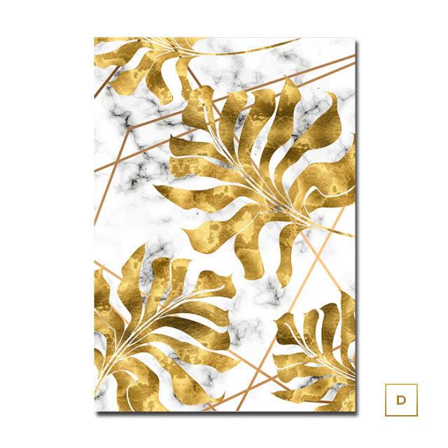 Gambar hiasan dinding wall art nordic tropical gold hiasan dinding ruangan - A, 20x30 dari Dapur Cantik Official-2 undefined Tokopedia