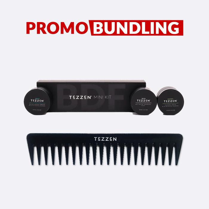 Gambar [BUNDLING] Tezzen Mini BDF + Tezzen Wide-Tooth Comb dari Tezzen Grooming undefined Tokopedia