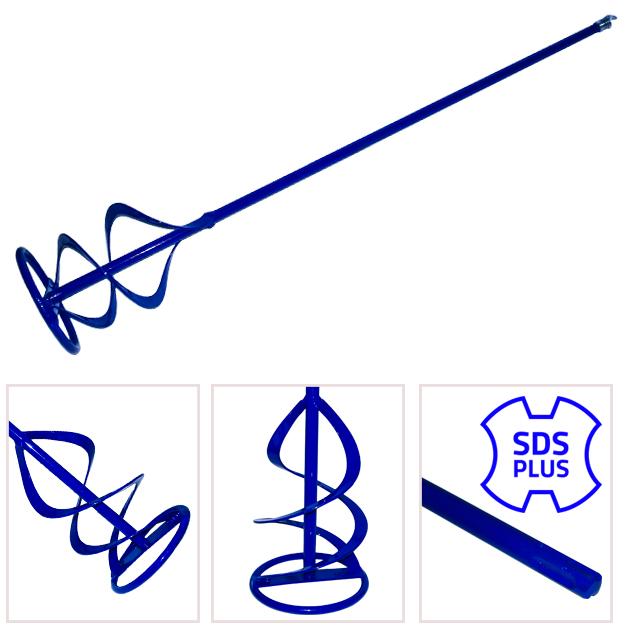 Gambar Pengaduk Cat Atau Pengaduk Semen Logan (60x400mm) - SDS Plus dari Logan Handtools undefined Tokopedia