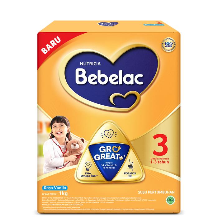 Bebelac 3 Susu Pertumbuhan