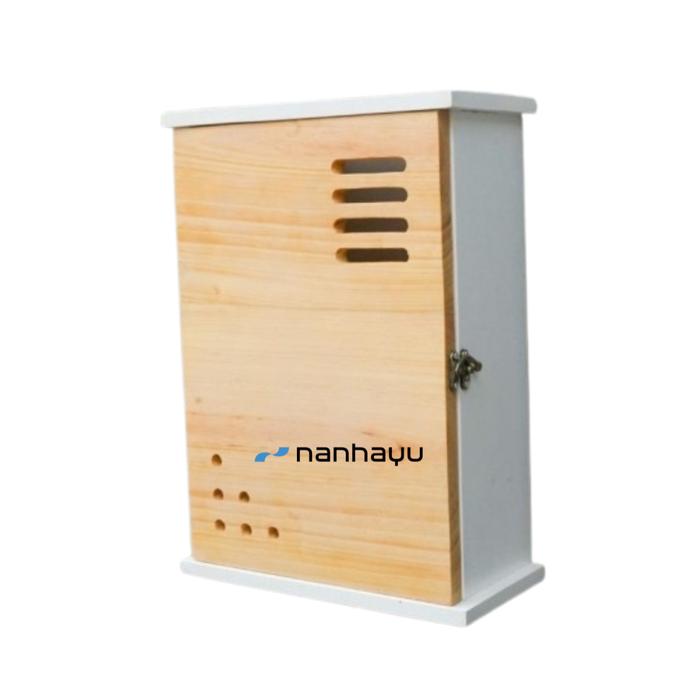 Gambar Box cover Penutup meteran listrik MCB dan panel listrik - Rangka putih, 21 X 6 X 24 CM dari nanhayu custom woodcraft undefined Tokopedia