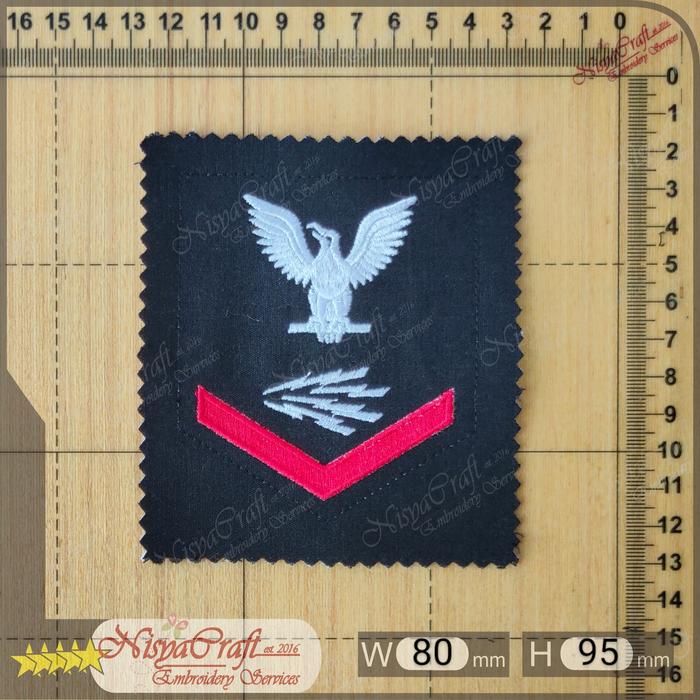 Gambar NCEP0101-0012- US NAVY Enlisted RANK / RATE INSIGNIA (E4) - IT-PO3 dari NisyaCraft undefined Tokopedia