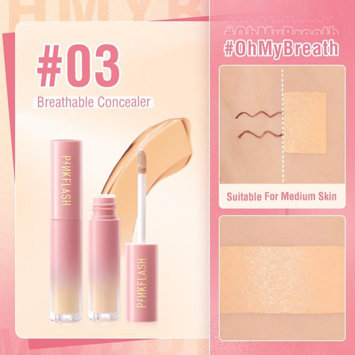 Gambar PINKFLASH - F04 Lasting Matte Concealer F04#T - 03 dari Wabi Sabi Cosmetics undefined Tokopedia