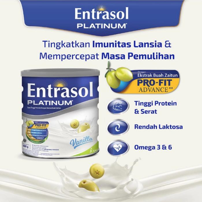 Gambar entrasol platinum 800gr - Vanila dari jan'solshop undefined Tokopedia