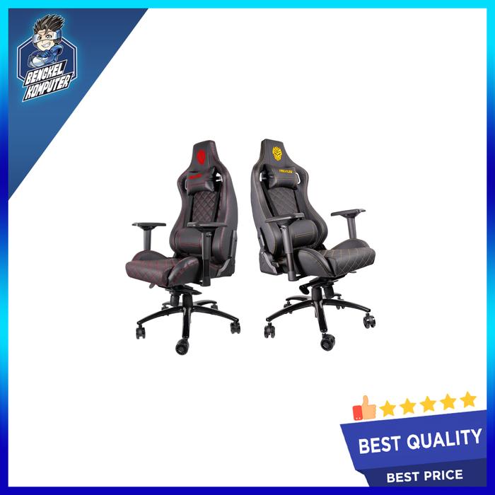 Jual REXUS GAMING CHAIR DT1 ARMREST 4D (RED/GOLD) Kota