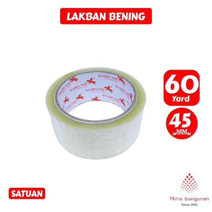 Gambar Lem Lakban Bening Coklat 2" Inch x 60 70 80 90 100 Yard Setara Daimaru - Bening 60 Yard dari MITRA BANGUNAN 888 undefined Tokopedia