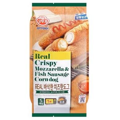 Gambar Ottogi real crispy mozzarella fish corn dog isi 5 import korea ORI - Fishsausage dari himacollection_NEW undefined 4 Tokopedia