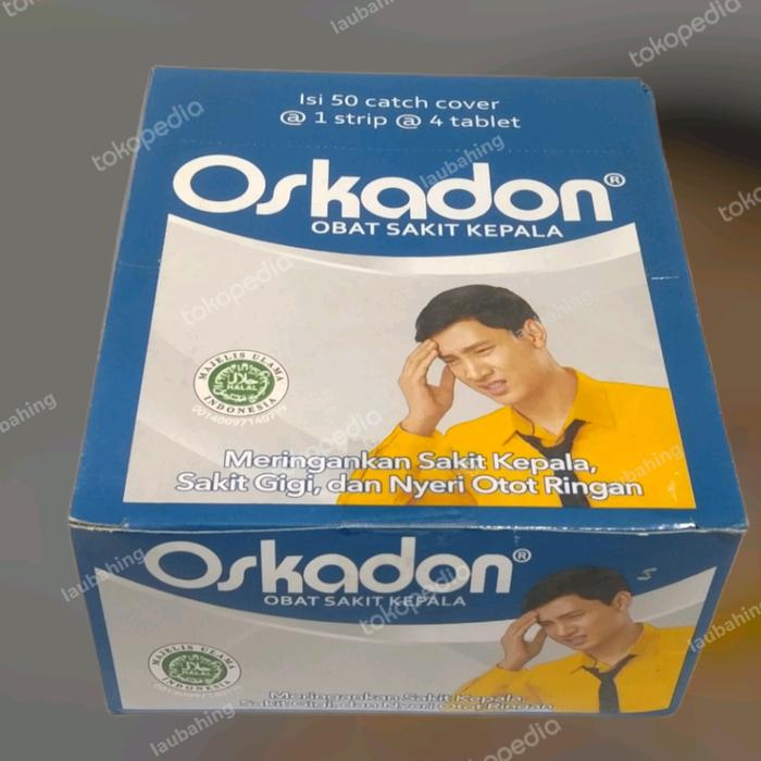 Gambar oskadon tablet 1 box isi 50strip - 5strip dari laubahing undefined Tokopedia