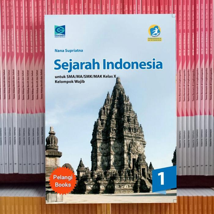 Gambar BUKU SEJARAH INDONESIA KELOMPOK WAJIB SMA/MA KELAS 10 11 12 REVISI K13 - KELAS 10 dari Pelangi Books undefined Tokopedia
