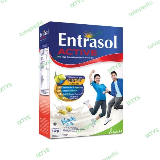 Gambar Entrasol Active 350gr Susu Tinggi Kalsium - Vanila dari IXTYS Padang undefined Tokopedia