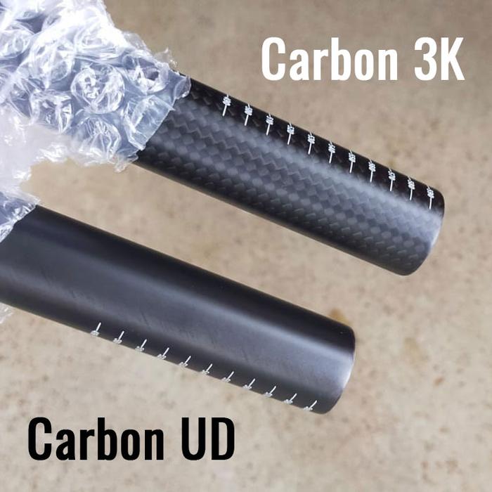 Gambar Joseph Kuosac Carbon Flat Handlebar S Type - Polos Carbon UD dari Overflow 7 undefined Tokopedia