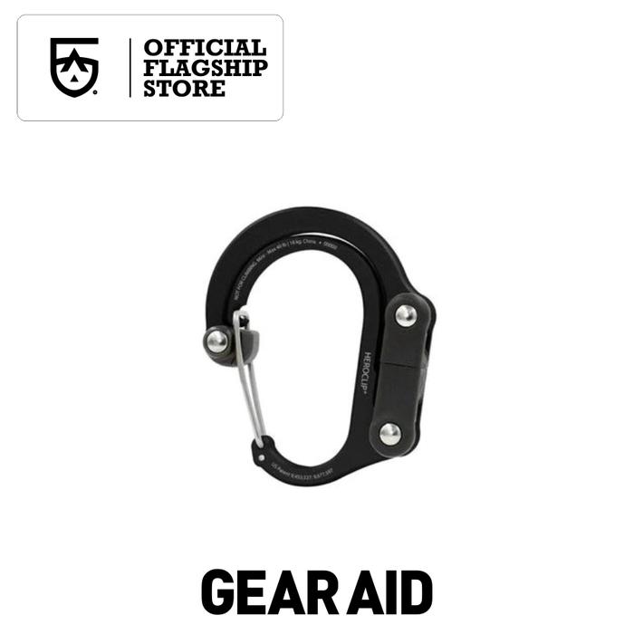 Gambar Gear Aid Heroclip Carabiner Mini - 18 kg - Stealth Black dari Xorixoutdoors & BCL undefined Tokopedia