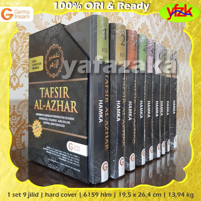 Gambar Buku Tafsir Al Azhar / Alazhar Buya Hamka 1 Set Plus Box GIP Original dari Yafazaka Toko Buku undefined Tokopedia