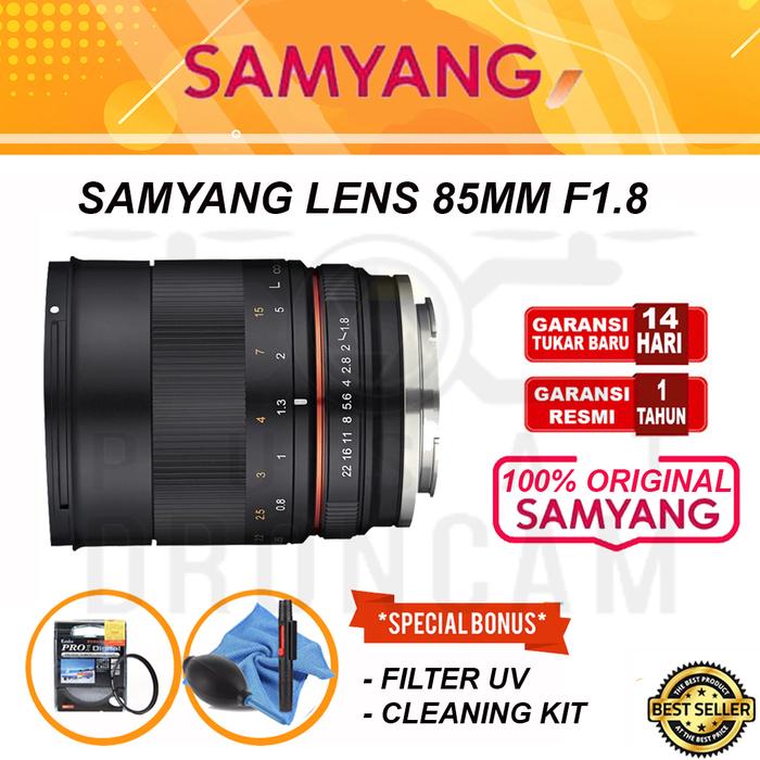 Promo Lensa SAMYANG 85MM Lens for Fujifilm X Sony E Mount