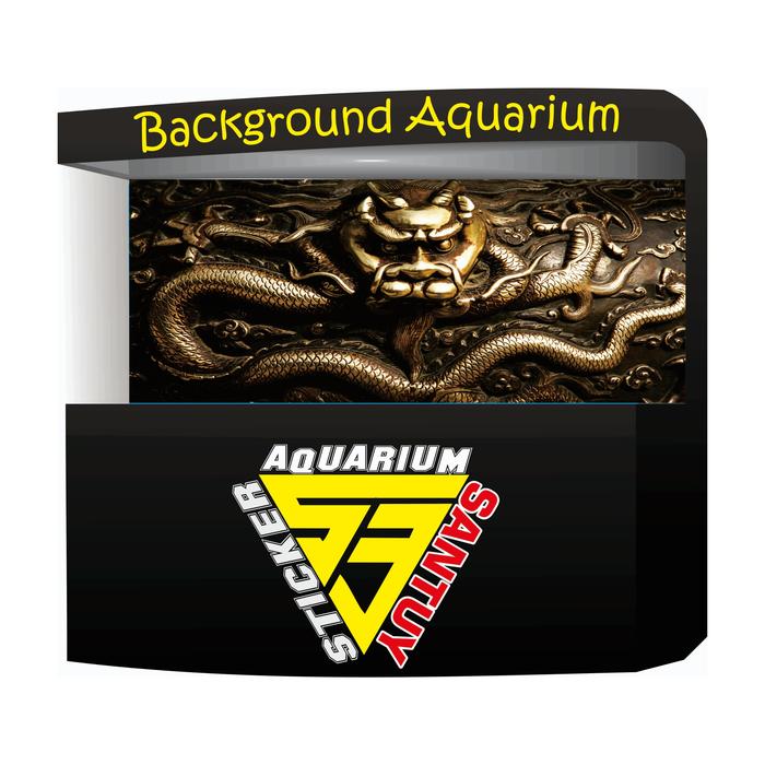 Gambar background aquarium naga premium 3D sticker background naga premium 3D - Naga Premium, 50x30 dari STICKER SANTUY undefined Tokopedia