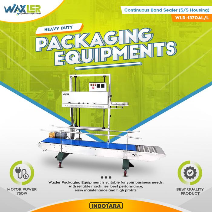 Gambar Continuous Band Sealer Horizontal Mesin Seal Plastik WLR 1370AL/L dari PT. Indotara Persada undefined Tokopedia