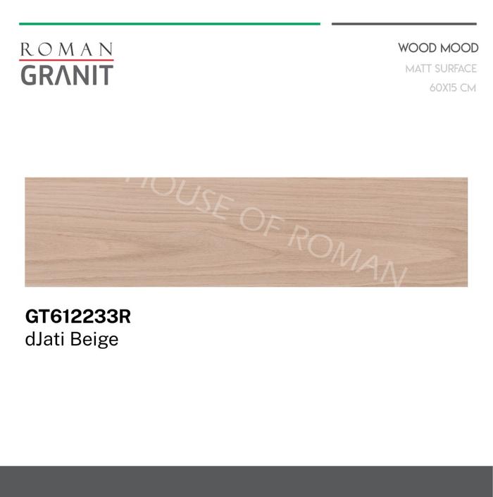 Gambar TERMURAH ROMAN GRANIT 60 X 15 GT612233R DJATI BEIGE dari Point Center undefined Tokopedia