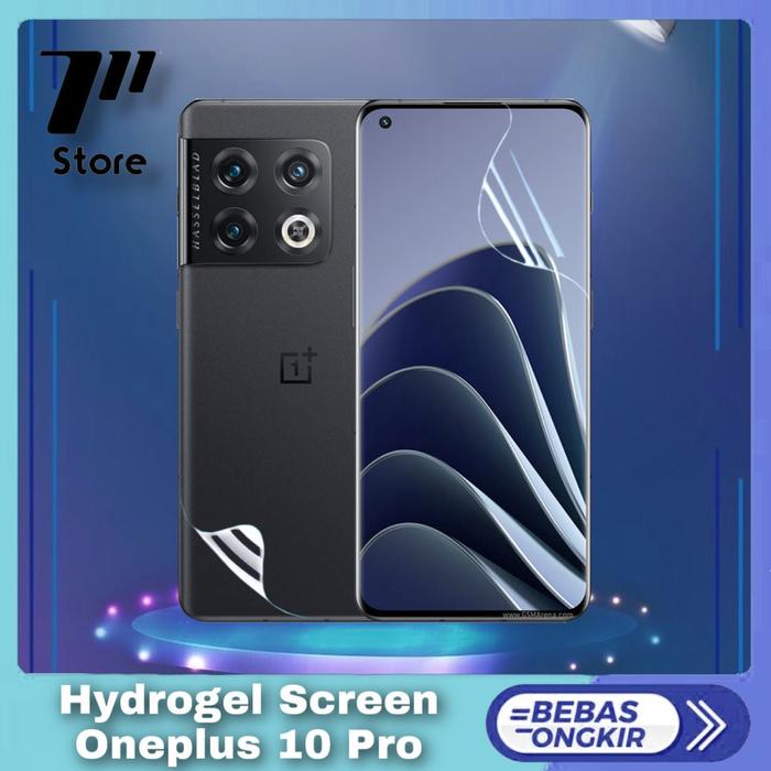 Gambar Oneplus 10 Pro |One Plus 10R Hydrogel Full Screen Protector Anti Gores - Oneplus 10 Pro, Depan Clear dari 777 Store.id undefined Tokopedia
