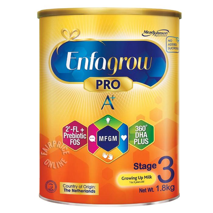 Gambar Enfagrow Pro A+ Growing Up Milk Stage 3 1.8KG - Susu Enfagrow Tahap 3 dari FUKIKOmart undefined Tokopedia