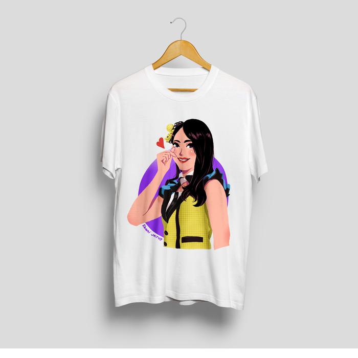 Gambar T Shirt Shani Illustration KFC JKT48 - Putih, L dari arikarikan undefined Tokopedia