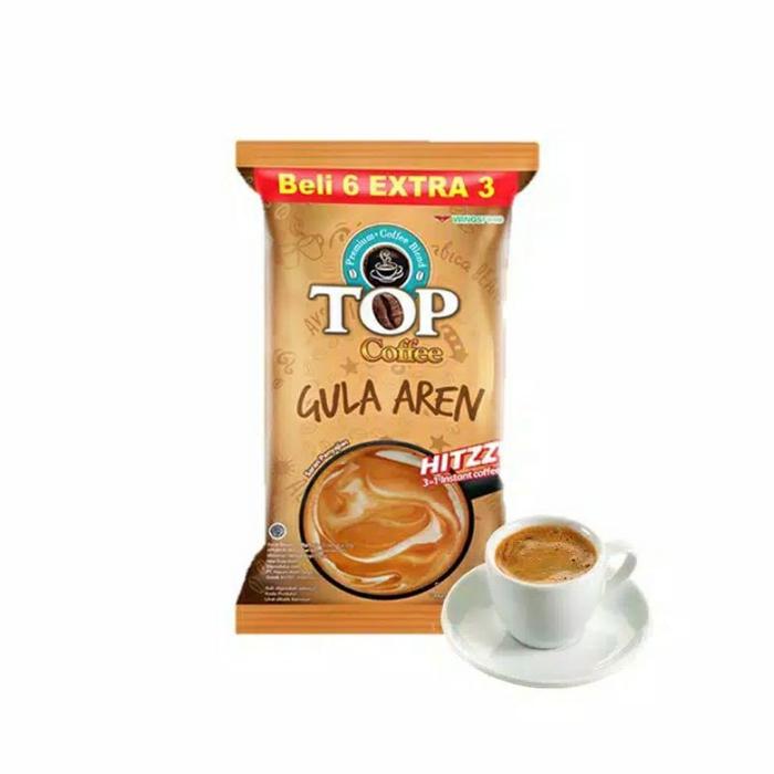 Gambar TOP KOPI GULA AREN POUCH ISI 6+3 dari Family Grosir Malang undefined Tokopedia