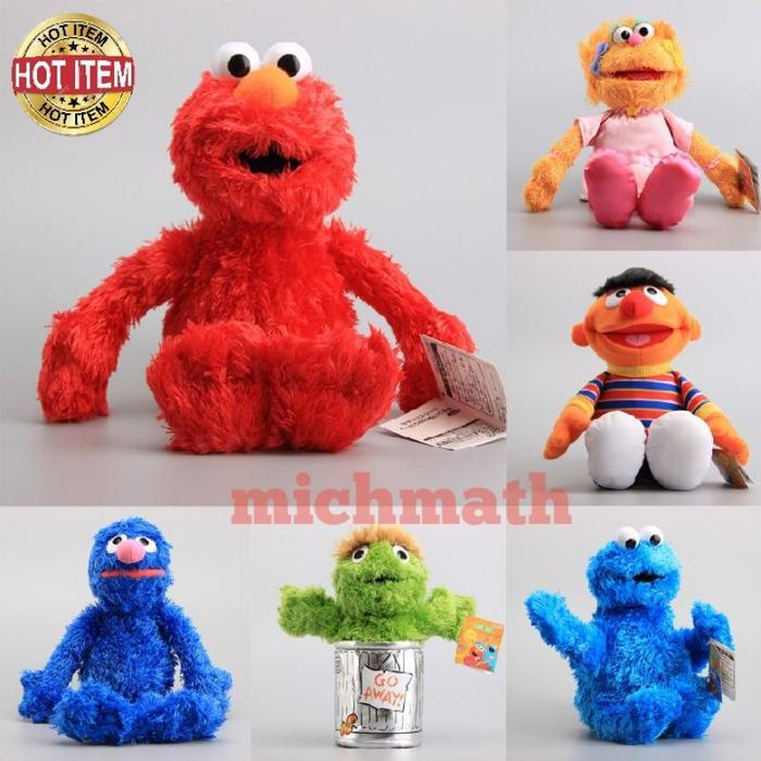Gambar Boneka Sesame Street ori Elmo Big Bird dkk asli ya produk impor bagus dari Michmath undefined Tokopedia