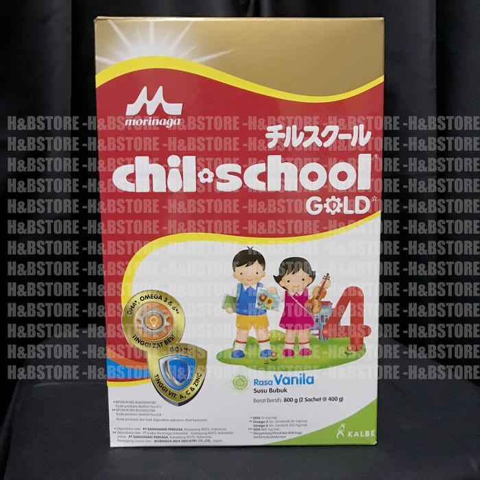 Gambar Morinaga Chil School 4 Vanila 800gr - Tanggal Kedaluwarsa Dijamin Aman dari H&Bstore undefined Tokopedia