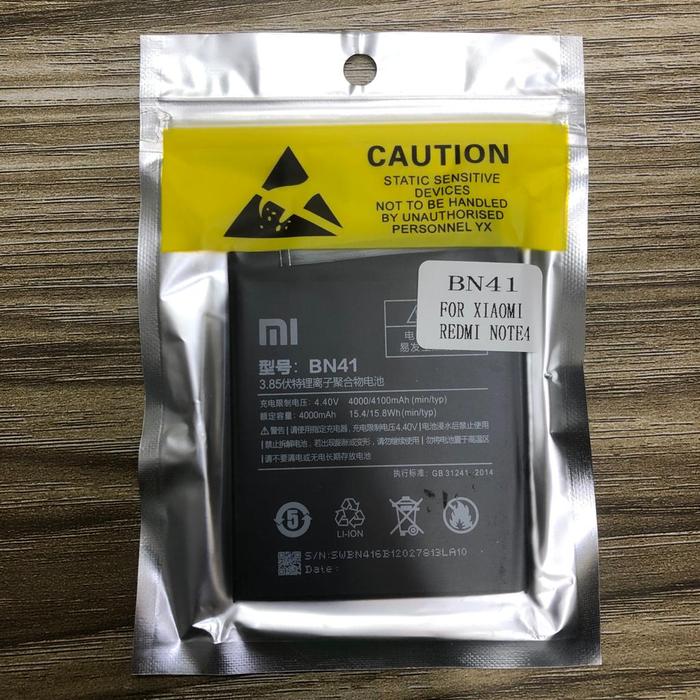 Gambar Baterai Battery Batere Original Xiaomi Redmi Note 4 BN41 dari 818 JAYA CELL undefined Tokopedia