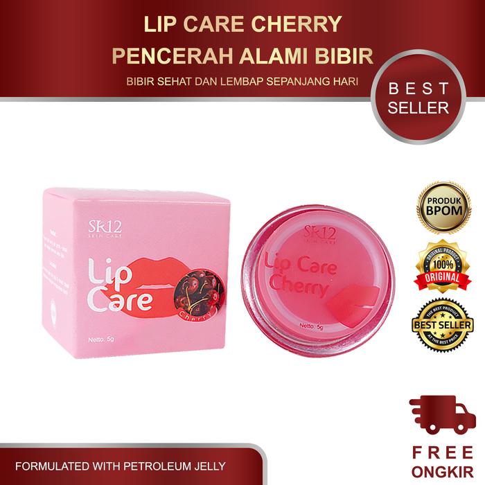 Gambar LIPCARE SR12 / LIP CARE SR12 / PELEMBAB BIBIR ALAMI - Cherry dari SR12 Herbal Skincare Indonesia undefined Tokopedia