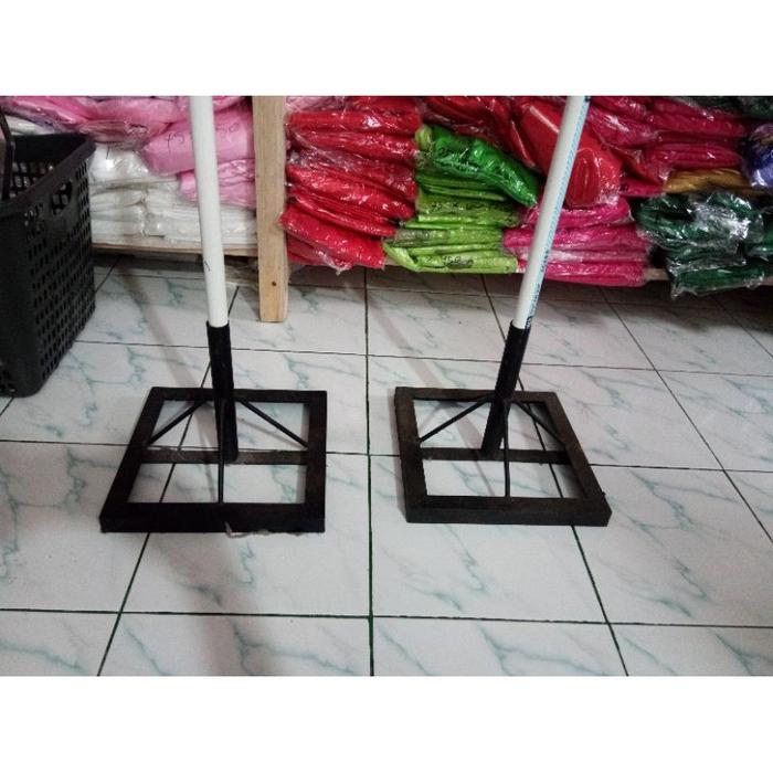 Gambar kaki stand atau kaki tiang backdrop tiang background - Hitam dari r.o store decoration undefined Tokopedia
