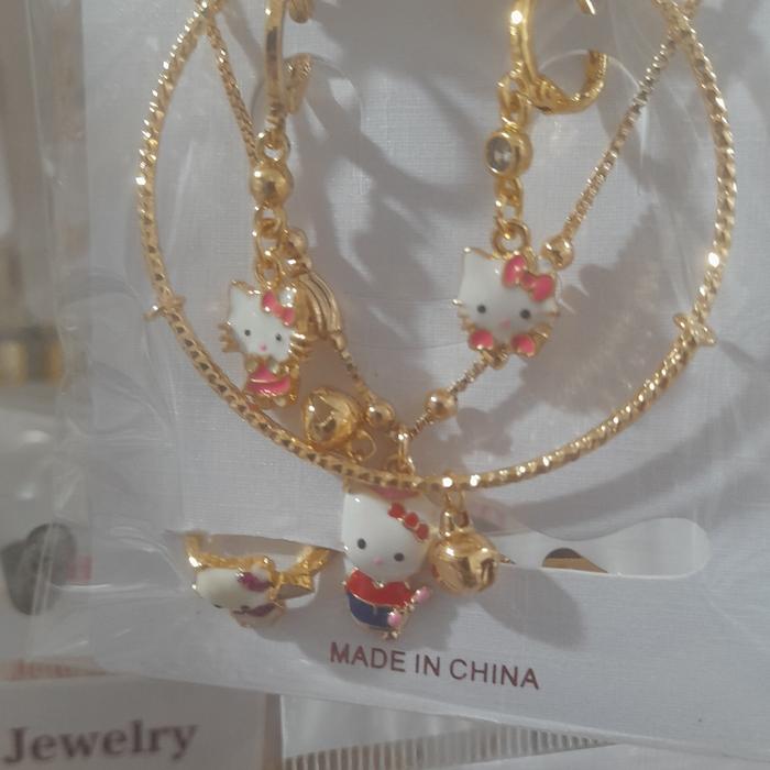 Gambar Xuping Set Perhiasan Anak Hello Kitty - model 10, Anak Anak dari Lancar Accessories undefined Tokopedia