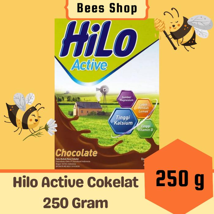 Gambar Hilo Active Rasa Chocolate dan vanila 250 gr - Vanila dari Bees Shop Pekanbaru undefined Tokopedia