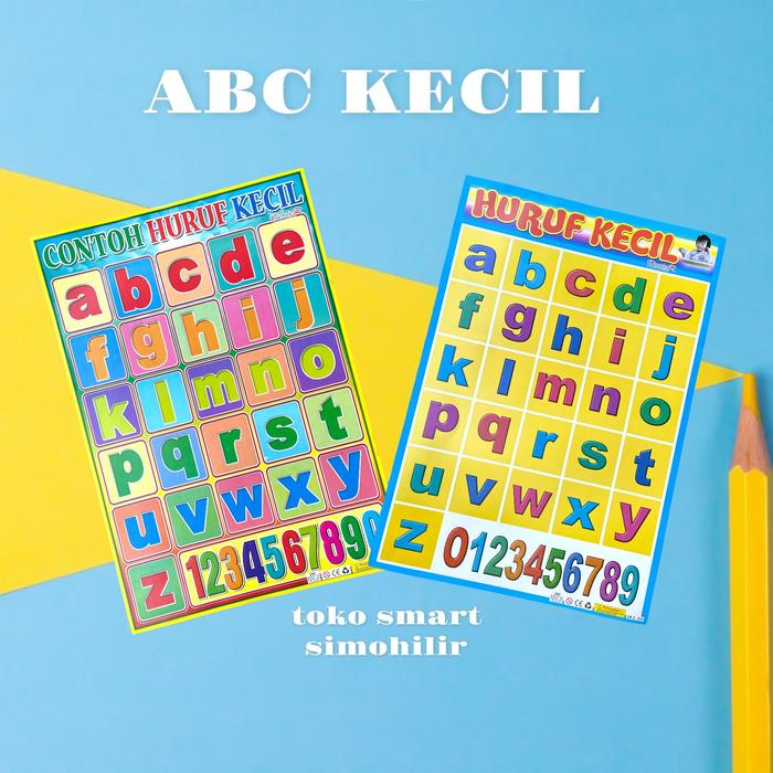 Gambar POSTER ABC BESAR, ABC KECIL, ABC CAMPUR - ABC Kecil dari toko smart simohilir undefined Tokopedia