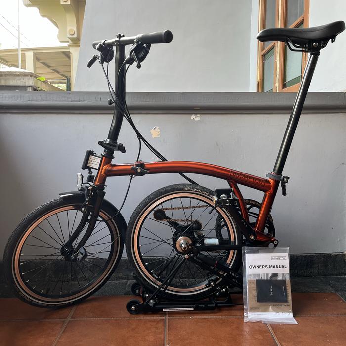 Flame Lacquer Harga Brompton S6l Black Edition C Line Brompton