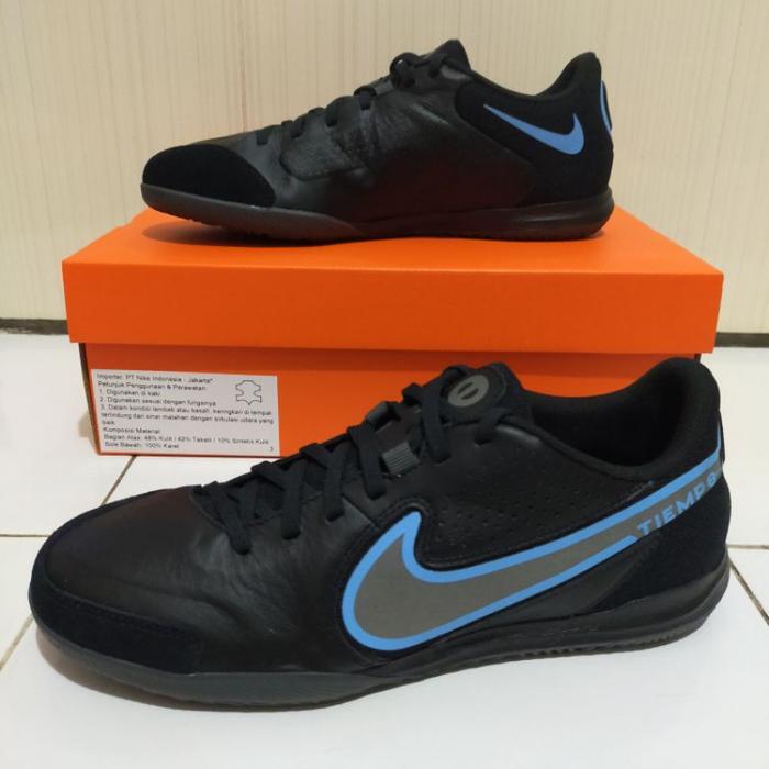 Jual SEPATU FUTSAL NIKE TIEMPO LEGEND ACADEMY IC BLACK IRON GREY