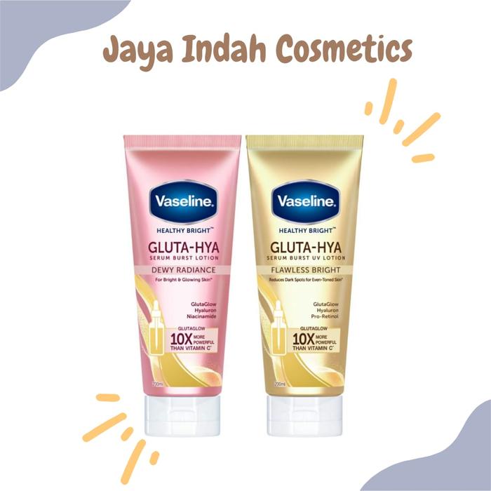 Gambar Vaseline Healthy Bright Gluta Hya Serum Burst Lotion 220ml - Gold dari Jaya Indah Cosmetics undefined Tokopedia