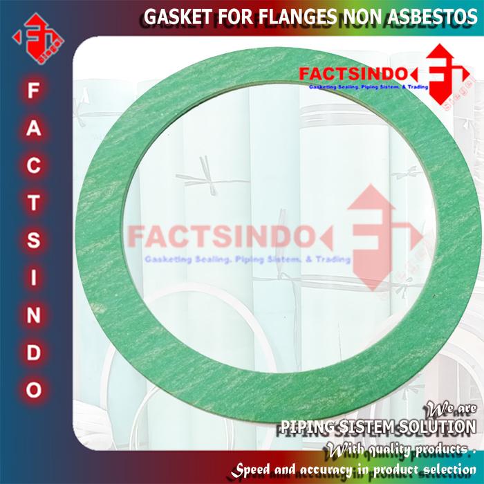 Gambar JUAL RF Gasket NON ASBESTOS SIZE 10" ANSI 150 | GASKET FLANGE RF - 6" ANSI 150 dari FACTSINDO SIEGEL undefined Tokopedia