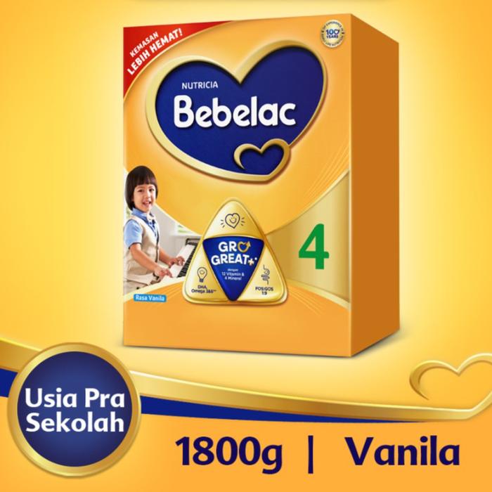 Gambar Bebelac 4 Susu Bubuk 1800 GR - VANILA dari sinar matahari vit undefined 3 Tokopedia
